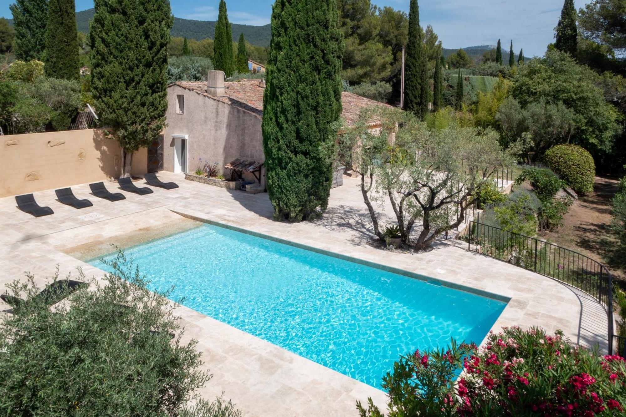 Villa De Charme En Campagne Avec Piscine Privee Et Nature Luxuriante Le Beausset Exterior foto